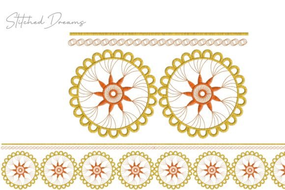 Border of Flowers Embroidery Design Review