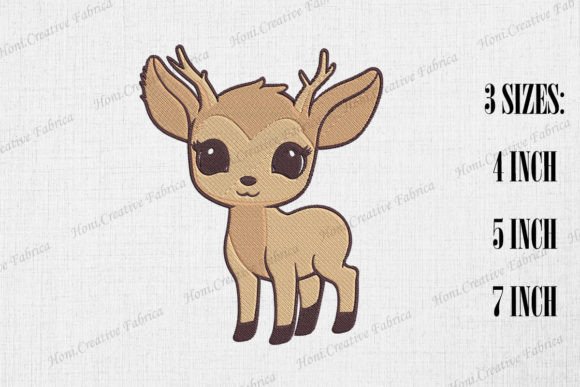 Cute Deer Embroidery Review