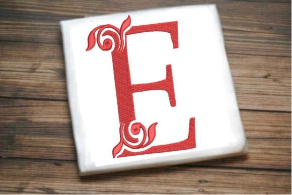 E Letter Beautiful Monogram Review