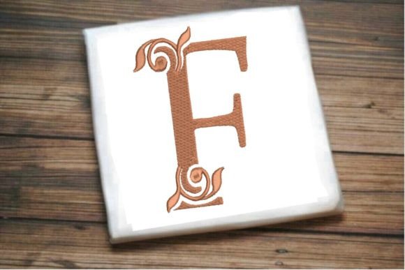 F Letter Beautiful Monogram Review