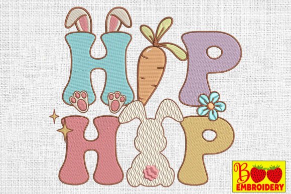 Funny Easter Hip Hop Embroidery Review