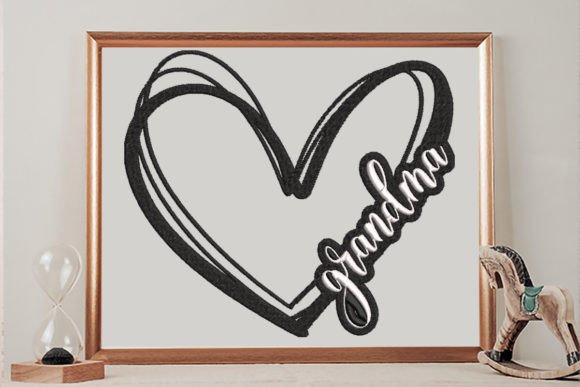 Grandma Heart, Mother's Day Embroidery Design Review
