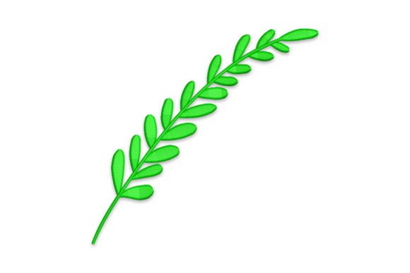 Green Branch with Leafs Embroidery Review