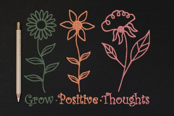 Grow Positive Thoughts Embroidery Review