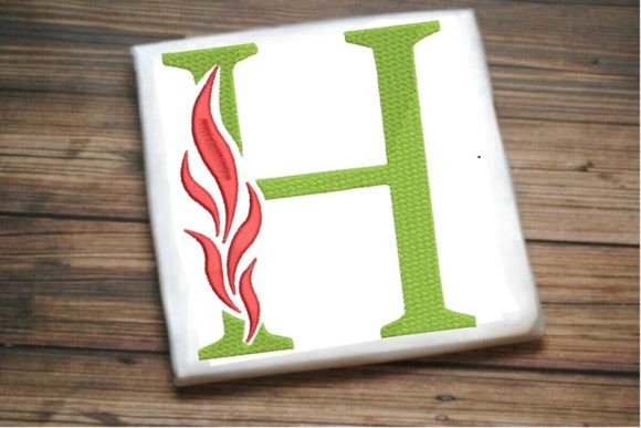 H Letter Beautiful Fire Alphabet Review
