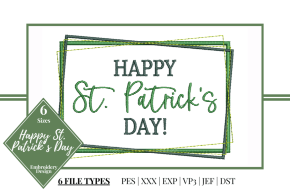Happy Saint Patrick's Day Embroidery Review
