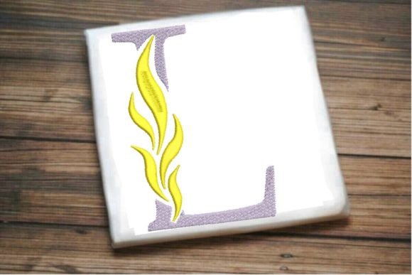L Letter Beautiful Fire Alphabet Review