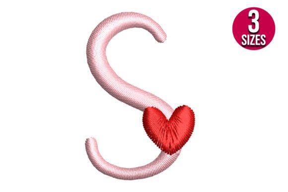 Letter S with Heart Embroidery Review