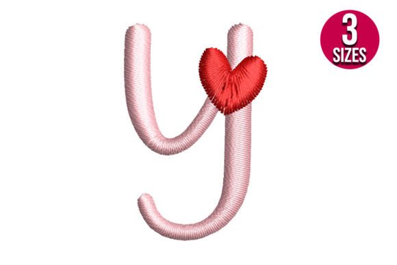 Letter Y with Heart Embroidery Review