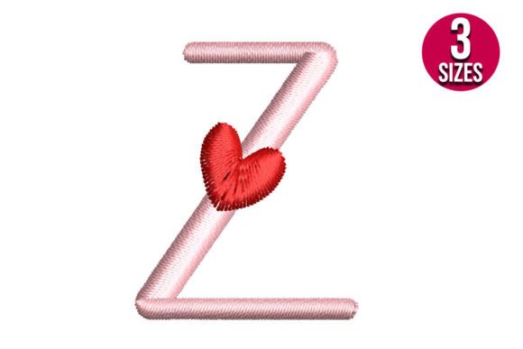 Letter Z with Heart Embroidery Review