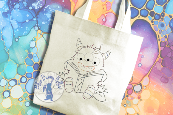 Monsters Read Here Embroidery Review