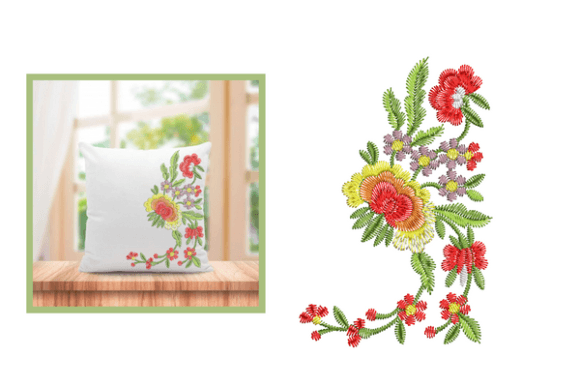 Spring Floral Corner Embroidery Review