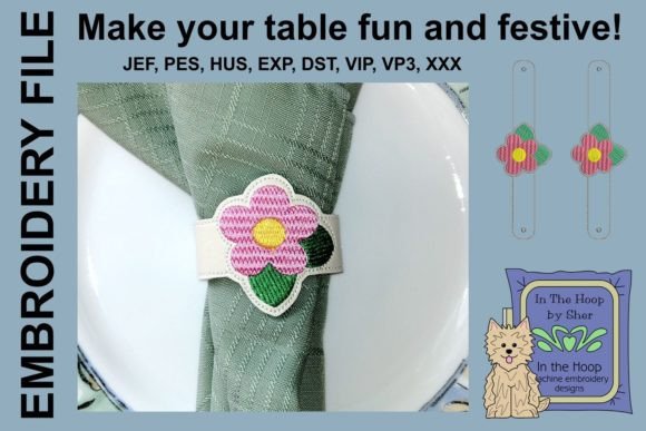 Spring Flower Napkin Ring Review for Personalized Gifts