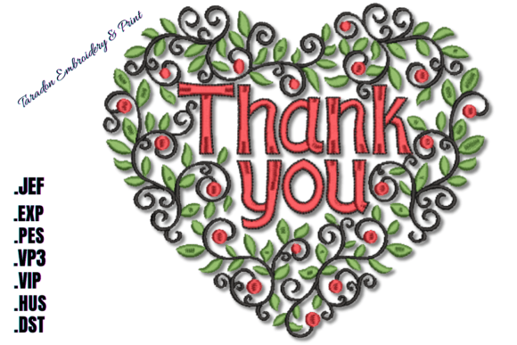 Thankful Floral Heart Embroidery Review