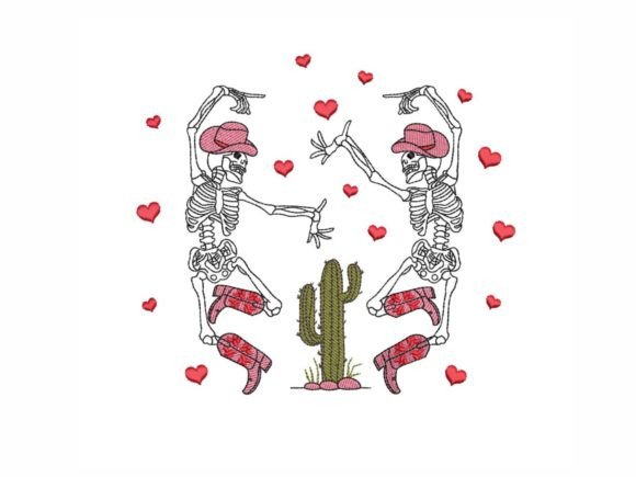 Valentine's Day Skeletons Embroidery Review