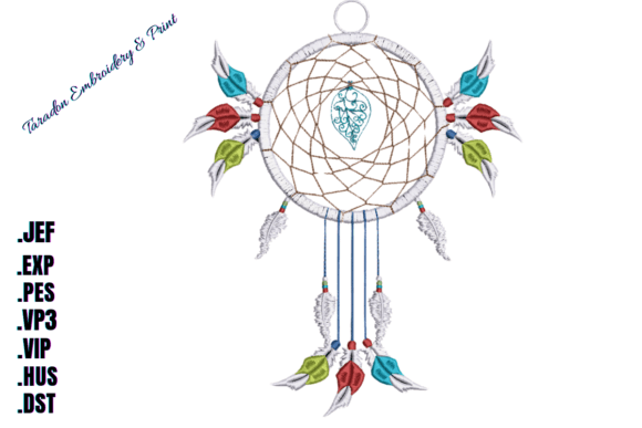 White Dream Catcher with Gem Embroidery Review