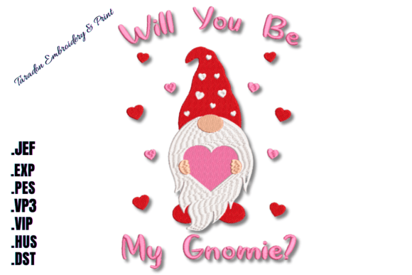 Will You Be My Gnomie Embroidery Review